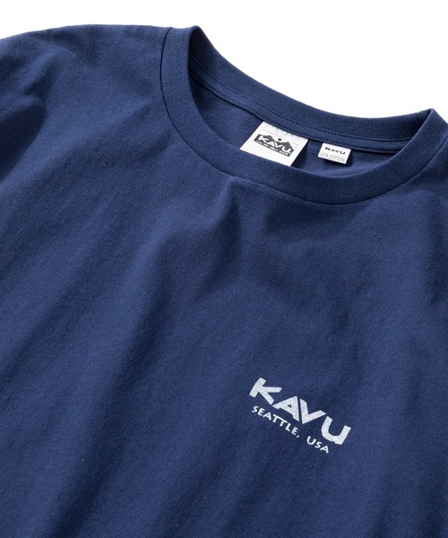 KAVU(カブー)の「KAVU/カブー Mountain Logo Tee/マウンテンロゴティー(Tシャツ/カットソー・メンズ・ホワイト/ヘザーグレー/ネイビー・LARGE/MEDIUM/X-LARGE)」の13枚目の写真