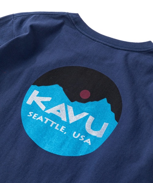 KAVU(カブー)の「KAVU/カブー Mountain Logo Tee/マウンテンロゴティー(Tシャツ/カットソー・メンズ・ホワイト/ヘザーグレー/ネイビー・LARGE/MEDIUM/X-LARGE)」の14枚目の写真