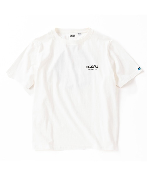 KAVU(カブー)の「KAVU/カブー Mountain Logo Tee/マウンテンロゴティー(Tシャツ/カットソー・メンズ・ホワイト/ヘザーグレー/ネイビー・LARGE/MEDIUM/X-LARGE)」の8枚目の写真