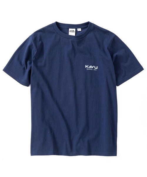 KAVU(カブー)の「KAVU/カブー Mountain Logo Tee/マウンテンロゴティー(Tシャツ/カットソー・メンズ・ホワイト/ヘザーグレー/ネイビー・LARGE/MEDIUM/X-LARGE)」の12枚目の写真