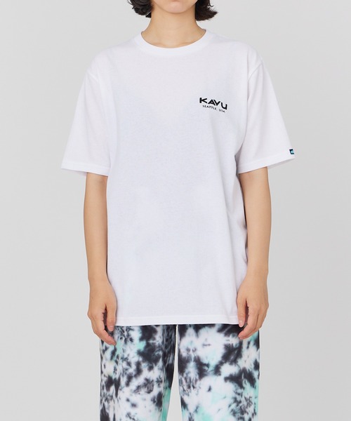 KAVU(カブー)の「KAVU/カブー Mountain Logo Tee/マウンテンロゴティー(Tシャツ/カットソー・メンズ・ホワイト/ヘザーグレー/ネイビー・LARGE/MEDIUM/X-LARGE)」の7枚目の写真