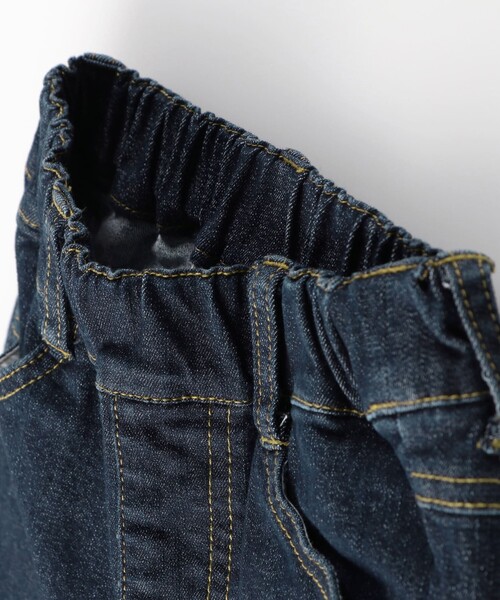 BRANSHES（ブランシェス）の「プレミアムストレッチカプリパンツ（デニムパンツ・キッズ・ネイビー/ブラック/ブルー・140/130/110/100/120/150/90）」の9枚目の写真