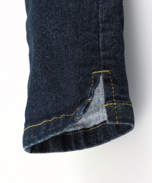 BRANSHES（ブランシェス）の「プレミアムストレッチカプリパンツ（デニムパンツ・キッズ・ネイビー/ブラック/ブルー・140/130/110/100/120/150/90）」の20枚目の写真