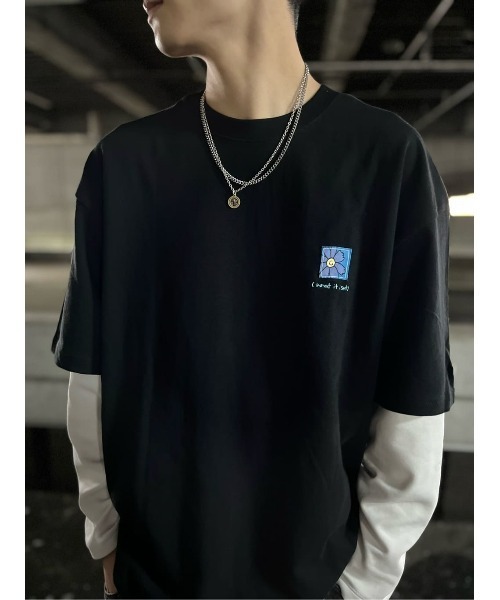 (What it isNt)ART BY MARKGONZALES(ワットイットイズント)の「【(What it isNt)】グラフィックプリントT(Tシャツ/カットソー・メンズ・ホワイト×ブラック/グリーン/サックスブルー/ブラック/イエロー/ホワイト・S/XL/M/L)」の13枚目の写真