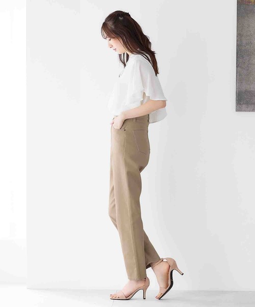 alotta（アロッタ）の「テーパードパンツ（その他パンツ・レディース・オフホワイト/ベージュ/ダークネイビー/ネイビー/グリーン/ブラック/ピンク・X-LARGE/SMALL/XX-LARGE/XXXX-LARGE/XXX-LARGE/LARGE/MEDIUM）」の13枚目の写真
