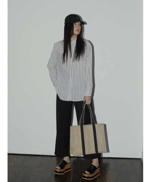 AMAIL（アマイル）の「Stripe loose shirt（シャツ/ブラウス・レディース・ストライプ・FREE）」の6枚目の写真