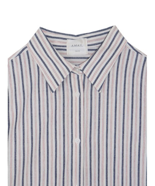 AMAIL（アマイル）の「Stripe loose shirt（シャツ/ブラウス・レディース・ストライプ・FREE）」の9枚目の写真