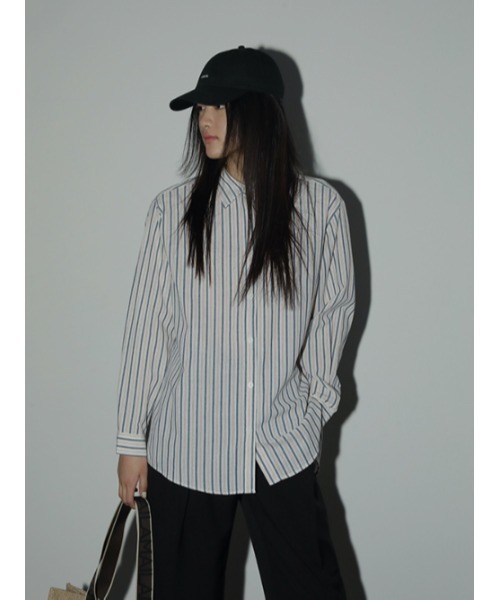 AMAIL（アマイル）の「Stripe loose shirt（シャツ/ブラウス・レディース・ストライプ・FREE）」の14枚目の写真