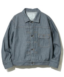 AOZORA アオゾラ　刺し子デニムワイドトラッカージャケット 03_015-750.jpg