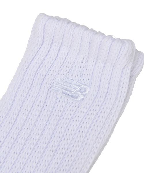 NEW BALANCE（ニューバランス）の「コンフォートミッドソックス（ソックス/靴下・メンズ・ホワイト/ブラック・LARGE/MEDIUM）」の10枚目の写真