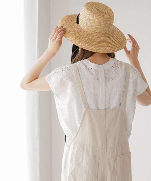 URBAN RESEARCH Sonny Label(アーバンリサーチサニーレーベル)の「バンドカラーコットンレースシャツ(シャツ/ブラウス・レディース・ミント/オフホワイト/ブラック/ライトグレー・FREE)」の10枚目の写真