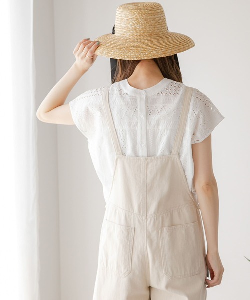 URBAN RESEARCH Sonny Label(アーバンリサーチサニーレーベル)の「バンドカラーコットンレースシャツ(シャツ/ブラウス・レディース・ミント/オフホワイト/ブラック/ライトグレー・FREE)」の11枚目の写真