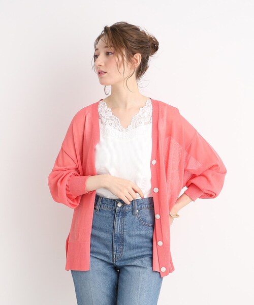 DRESKIP（ドレスキップ）の「◆【吸水速乾】インナーもかわいく! 衿レースタンクトップ（タンクトップ・レディース・ブラック/オフホワイト/サンドベージュ・02/03/04）」の9枚目の写真