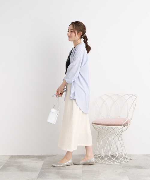 DRESKIP（ドレスキップ）の「◆【吸水速乾】インナーもかわいく! 衿レースタンクトップ（タンクトップ・レディース・ブラック/オフホワイト/サンドベージュ・02/03/04）」の20枚目の写真