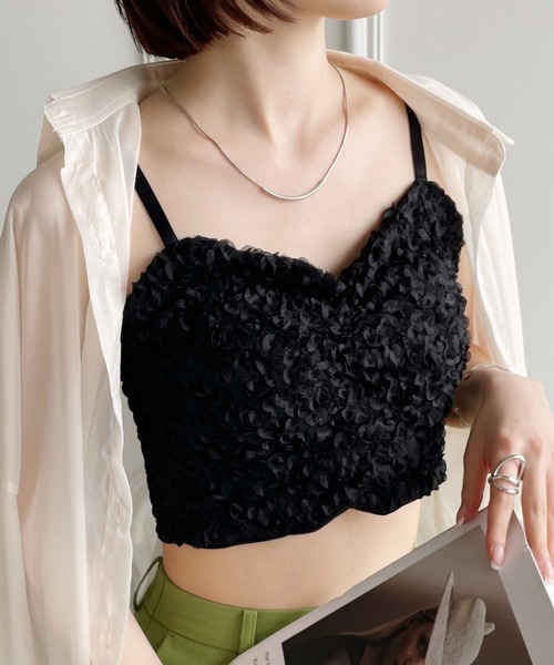 セール】フラワージャガードキャミソール（キャミソール）｜United