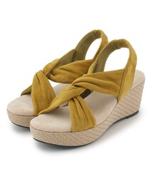 SHOO・LA・RUE | やわらかひねりウェッジサンダル(サンダル)