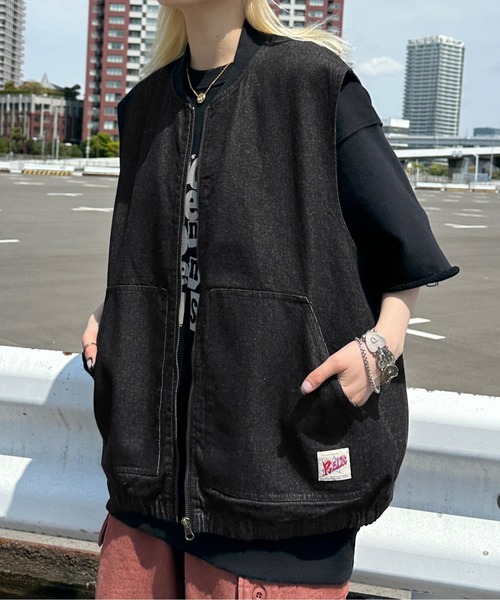 sedacle（セダクル）の「ビッグポケットワークベスト（ベスト・メンズ・カーキ/ブラウン/ブラック・LARGE/MEDIUM）」の2枚目の写真