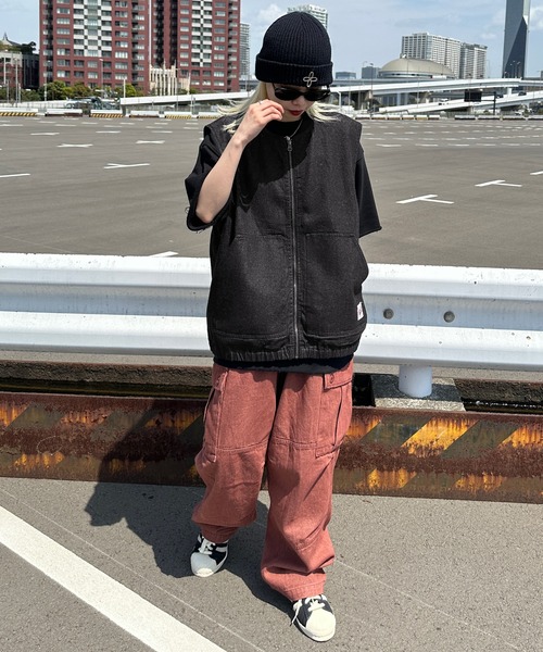 sedacle（セダクル）の「ビッグポケットワークベスト（ベスト・メンズ・カーキ/ブラウン/ブラック・LARGE/MEDIUM）」の9枚目の写真