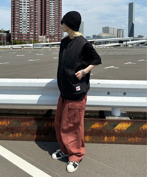 sedacle（セダクル）の「ビッグポケットワークベスト（ベスト・メンズ・カーキ/ブラウン/ブラック・LARGE/MEDIUM）」の10枚目の写真