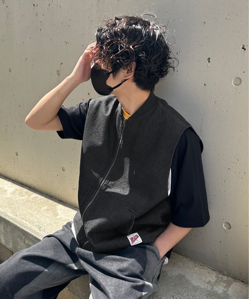 sedacle（セダクル）の「ビッグポケットワークベスト（ベスト・メンズ・カーキ/ブラウン/ブラック・LARGE/MEDIUM）」の12枚目の写真