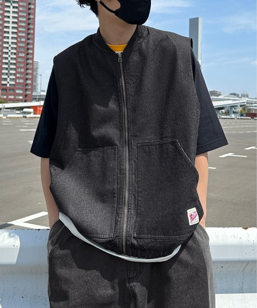sedacle（セダクル）の「ビッグポケットワークベスト（ベスト・メンズ・カーキ/ブラウン/ブラック・LARGE/MEDIUM）」の13枚目の写真