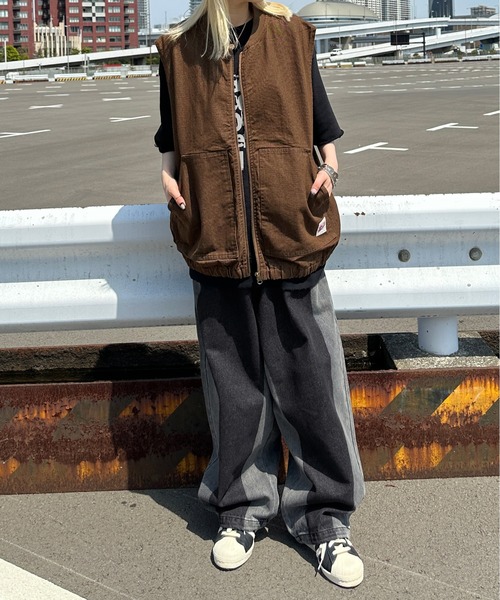 sedacle（セダクル）の「ビッグポケットワークベスト（ベスト・メンズ・カーキ/ブラウン/ブラック・LARGE/MEDIUM）」の17枚目の写真