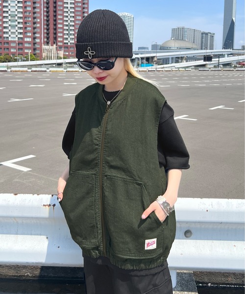 sedacle（セダクル）の「ビッグポケットワークベスト（ベスト・メンズ・カーキ/ブラウン/ブラック・LARGE/MEDIUM）」の21枚目の写真