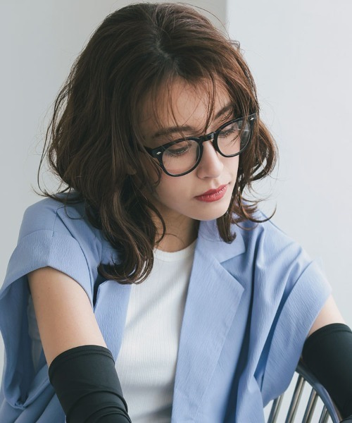 DONOBAN(ドノバン)の「【UVカット率 99%以上】 ボスリントンメガネ(メガネ・レディース・ブラウン/ブラック系その他/ブラック/ブラウン系その他・ONESIZE)」の5枚目の写真