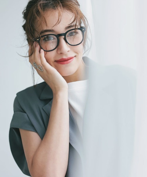 DONOBAN(ドノバン)の「【UVカット率 99%以上】 ボスリントンメガネ(メガネ・レディース・ブラウン/ブラック系その他/ブラック/ブラウン系その他・ONESIZE)」の18枚目の写真