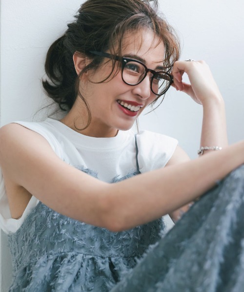 DONOBAN(ドノバン)の「【UVカット率 99%以上】 ボスリントンメガネ(メガネ・レディース・ブラウン/ブラック系その他/ブラック/ブラウン系その他・ONESIZE)」の8枚目の写真