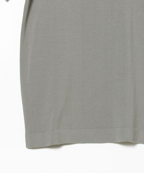 MORGANO（モルガーノ）の「MORGANO × BEAMS F / 別注 クルーネック ニット（Tシャツ/カットソー・メンズ・シルバー/ミント/ブルー系その他3・48/50/46）」の8枚目の写真