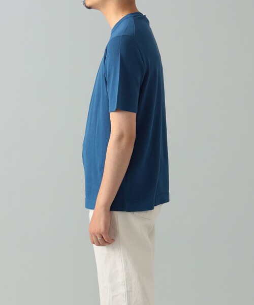 MORGANO（モルガーノ）の「MORGANO × BEAMS F / 別注 クルーネック ニット（Tシャツ/カットソー・メンズ・シルバー/ミント/ブルー系その他3・48/50/46）」の22枚目の写真