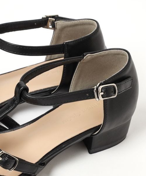 mysty woman（ミスティウーマン）の「Ｔストラップパンプス 199976（パンプス・レディース・オフホワイト/ブラック・MEDIUM/LARGE）」の19枚目の写真
