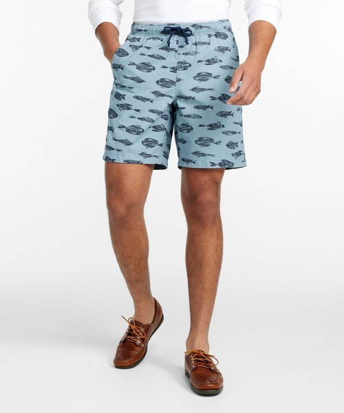 L.L.Bean（エルエルビーン）の「ドック・ショーツ、8インチ　プリント 米国フィット・レギュラー（その他パンツ・メンズ・ダークオリーブ/ブルー系その他・SMALL/MEDIUM/LARGE）」の9枚目の写真