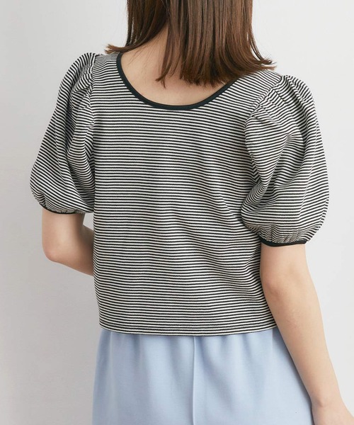 RETRO GIRL（レトロガール）の「２WAYカノコボーダーTee（Tシャツ/カットソー・レディース・ブルー系その他3/ブラック系その他3/グリーン系その他3・FREE）」の16枚目の写真