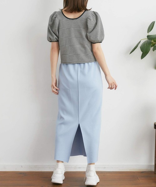 RETRO GIRL（レトロガール）の「２WAYカノコボーダーTee（Tシャツ/カットソー・レディース・ブルー系その他3/ブラック系その他3/グリーン系その他3・FREE）」の20枚目の写真