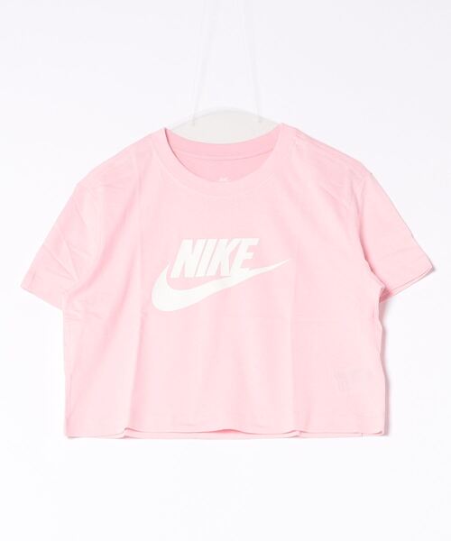 NIKE クロップド アイコン フレンチテリー Tシャツ 送関込 NIKE tシャツ ナイキ エッセンシャル クロップ アイコン