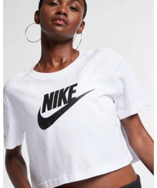 NIKE（ナイキ）の「《NIKEアパレル》WS ES ｸﾛｯﾌﾟｱｲｺﾝﾌﾚﾝﾁﾃﾘｰTｼｬﾂ（Tシャツ/カットソー・レディース・ブラック×ホワイト/ホワイト×ブラック/ピンク/グリーン系その他・S/M/L/XL/2XL/XS）」の16枚目の写真
