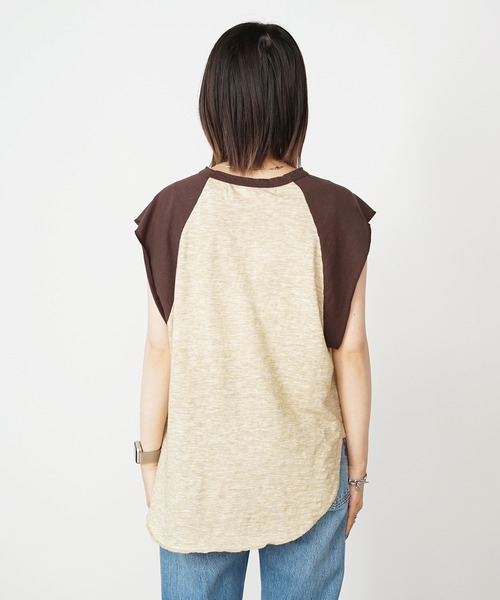 tシャツ PROVOKE/プロヴォーク ラグランノースリーブTシャツ レディース セール】△PROVOKE/プロヴォーク ラグランノースリーブTシャツ