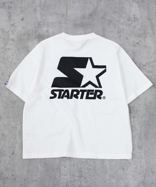 STARTER(スターター)の「STARTER 【USAコットン】 BIG T(Tシャツ/カットソー・キッズ・ブラック/ネイビー/グリーン/オフホワイト・110cm/120cm/130cm/140cm/150cm/160cm)」の2枚目の写真