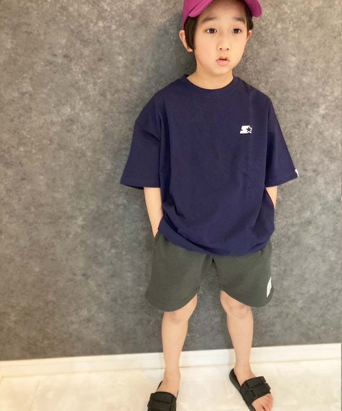 STARTER(スターター)の「STARTER 【USAコットン】 BIG T(Tシャツ/カットソー・キッズ・ブラック/ネイビー/グリーン/オフホワイト・110cm/120cm/130cm/140cm/150cm/160cm)」の5枚目の写真
