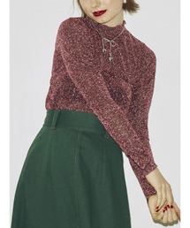 jouetie | ラメシアーハイネックトップス(Tシャツ/カットソー)