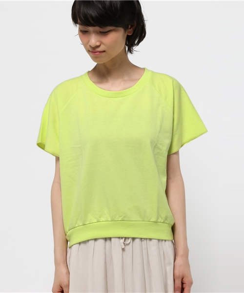 OUTLET(アウトレット)の「【CIAOPANIC TYPY】バイオウォッシュラグランT(Tシャツ/カットソー・レディース・イエロー・FREE)」の2枚目の写真