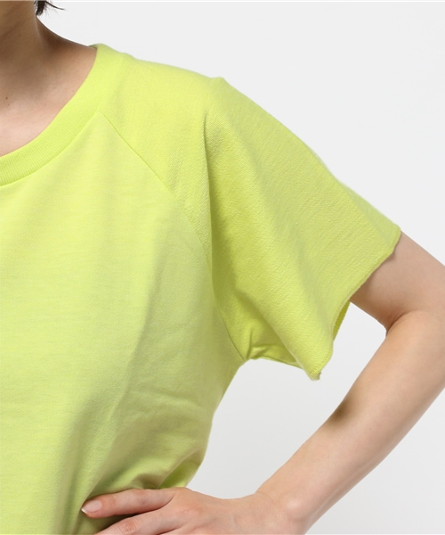 OUTLET(アウトレット)の「【CIAOPANIC TYPY】バイオウォッシュラグランT(Tシャツ/カットソー・レディース・イエロー・FREE)」の6枚目の写真