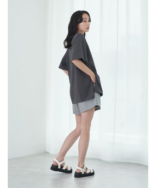 earth music&ecology(アースミュージックアンドエコロジー)の「フルーツプリントTEE(Tシャツ/カットソー・レディース・ベージュ/オフホワイト/チャコールグレー・FREE)」の16枚目の写真