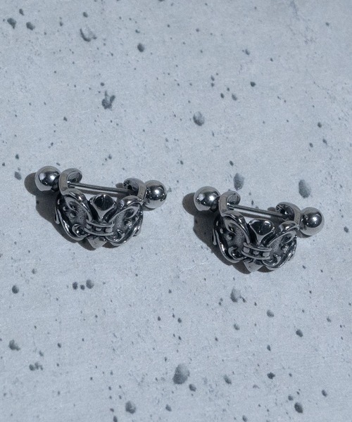 JOHN'S CLOSET(ジョンズクローゼット)の「【40】バリエーションピアス 〔両耳用/2個セット〕(ピアス(両耳用)・メンズ・シルバー系その他/シルバー系その他2/シルバー系その他3/シルバー系その他4/シルバー系その他5/シルバー系その他6/シルバー系その他7/シルバー/シルバー系・FREE)」の8枚目の写真