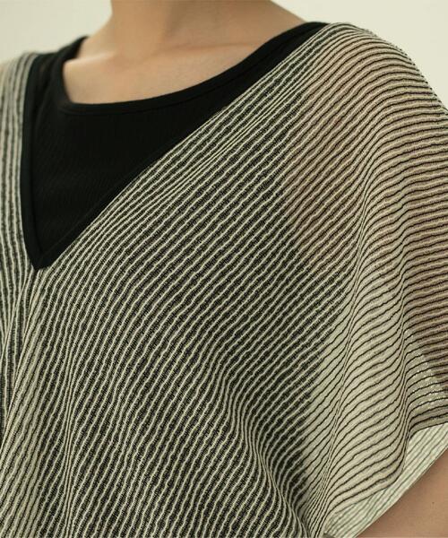 coen(コーエン)の「【WEB限定】シアーVネックベスト(Tシャツ/カットソー・レディース・ブラック/ブラウン/ナチュラル・FREE)」の17枚目の写真