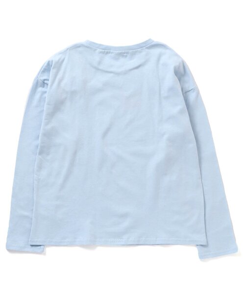 algy(アルジー)の「レースアップロンT(Tシャツ/カットソー・キッズ・サックスブルー/オフホワイト/ベージュ/ブラック・XX-SMALL/SMALL/MEDIUM/X-SMALL)」の11枚目の写真