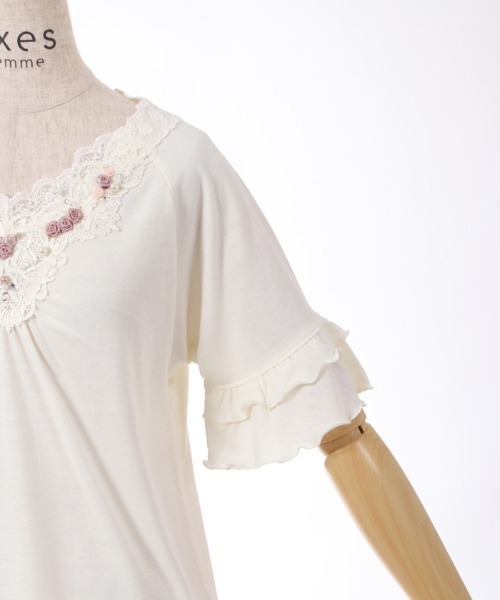 axes femme ローズガーデン トップス・インナースカートセット axes femme（アクシーズファム）の「サマーローズガーデン