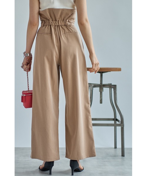 &. NOSTALGIA（アンドドットノスタルジア）の「ウエストデザインタックワイドパンツ（その他パンツ・レディース・ベージュ/グレー・FREE）」の18枚目の写真